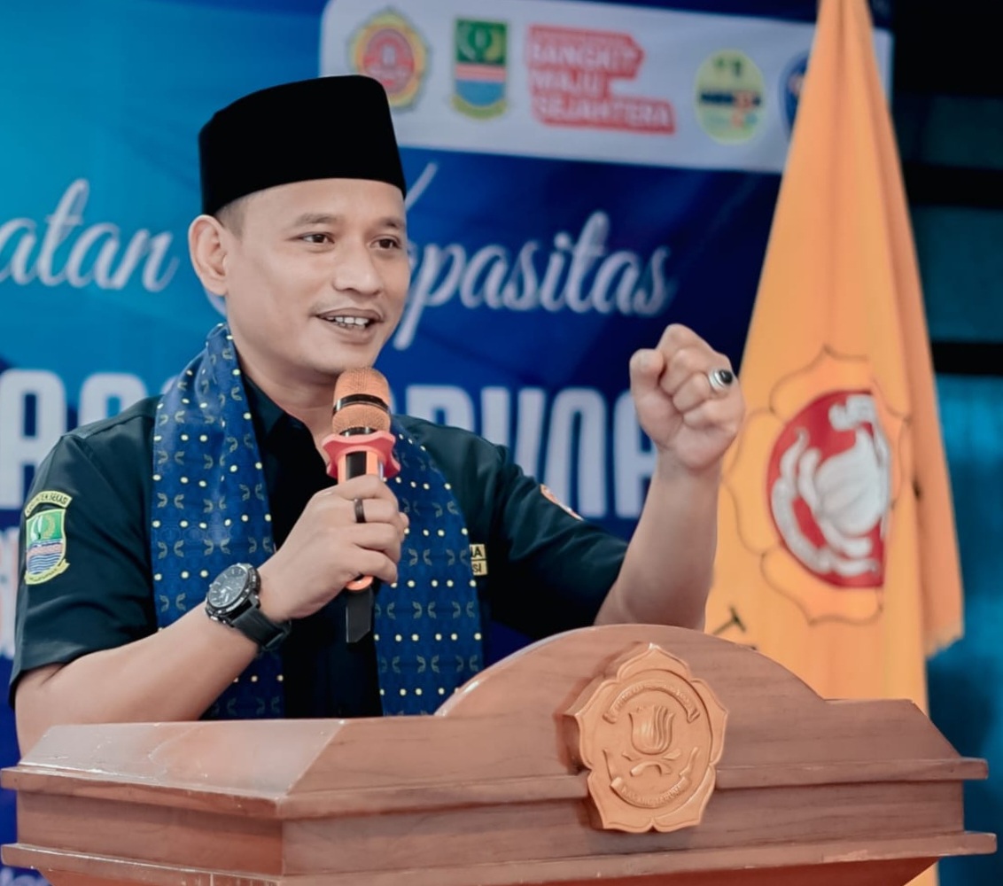 Ketua Karang Taruna Kabupaten Bekasi Ajak Peran Aktif Pengurus Sukseskan Pemilihan BPD Serentak