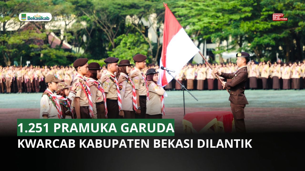 1.251 PRAMUKA GARUDA KWARCAB KABUPATEN BEKASI DILANTIK