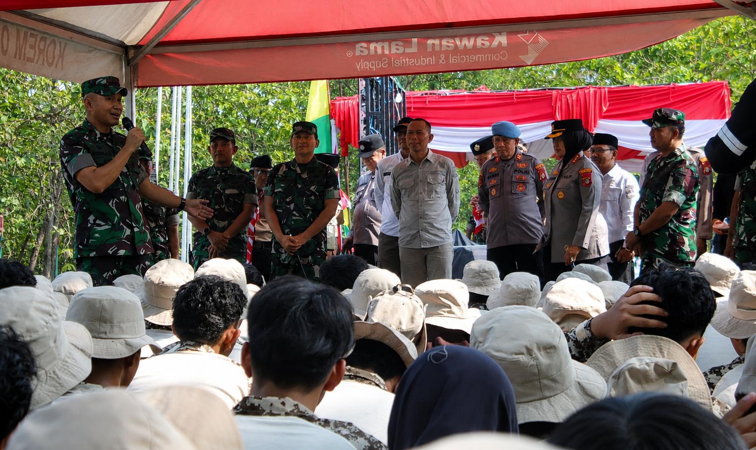Sekda Endin Samsudin Apresiasi Korem 051/Wijayakarta, Gelar Kemah Pembinaan Pelajar di Buper Karangkitri