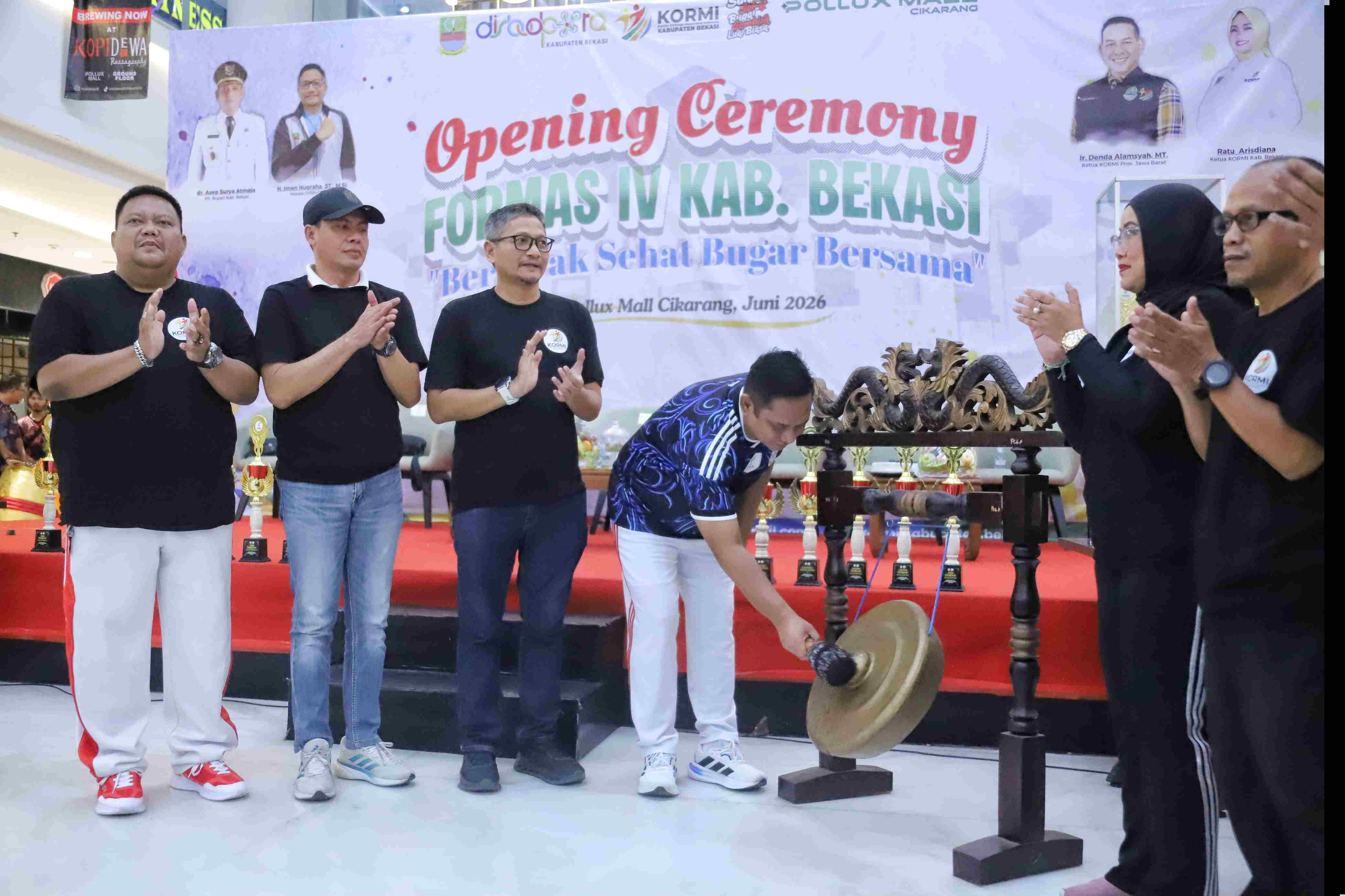 Dibuka Resmi Plt Bupati Asep Surya Atmaja, 3000 Pegiat Olahraga Ramaikan FORMAS IV Kabupaten Bekasi 2026